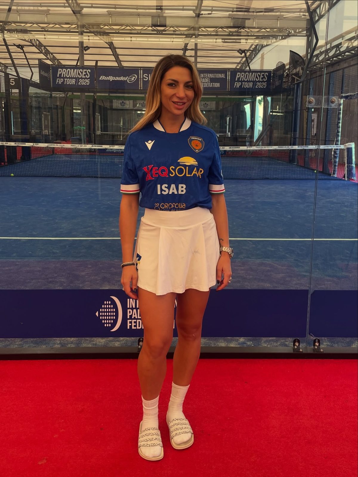 Atleta al Promises FIP Tour al 7 Padel Village